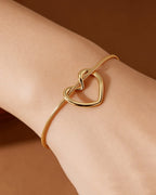 Amora Heart Bracelet | Minimalist Luxury Bracelet for Everyday Elegance