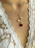 Falling Rose Pendant
