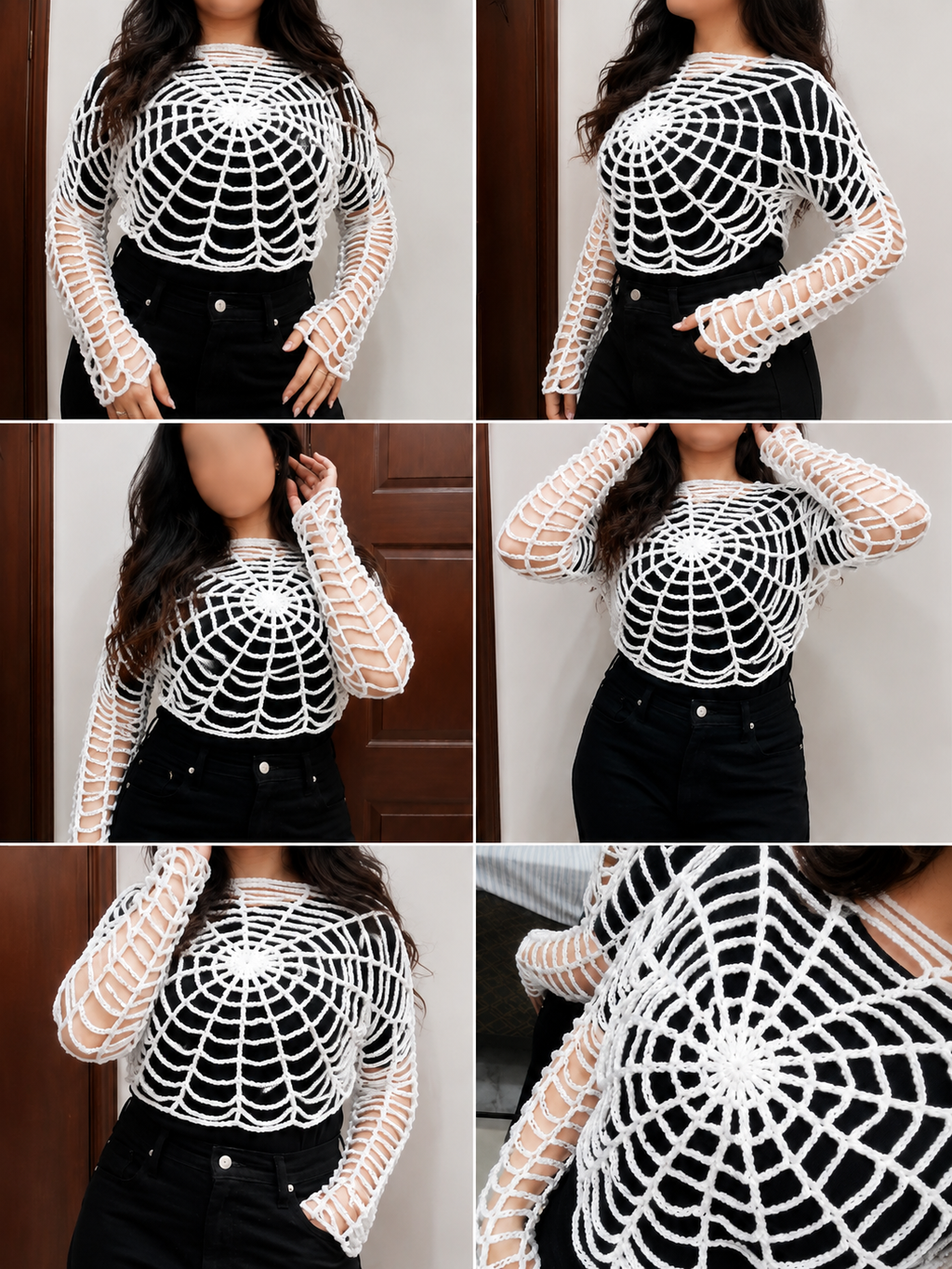 The Spiderweb Crochet Sweater | Where Mystery Meets Fashion