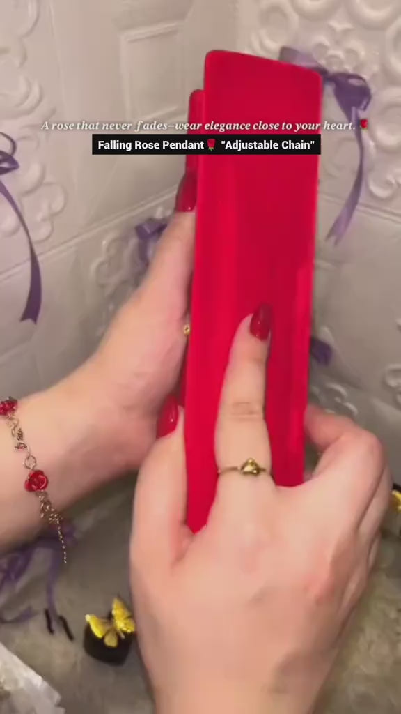 Falling Rose Pendant